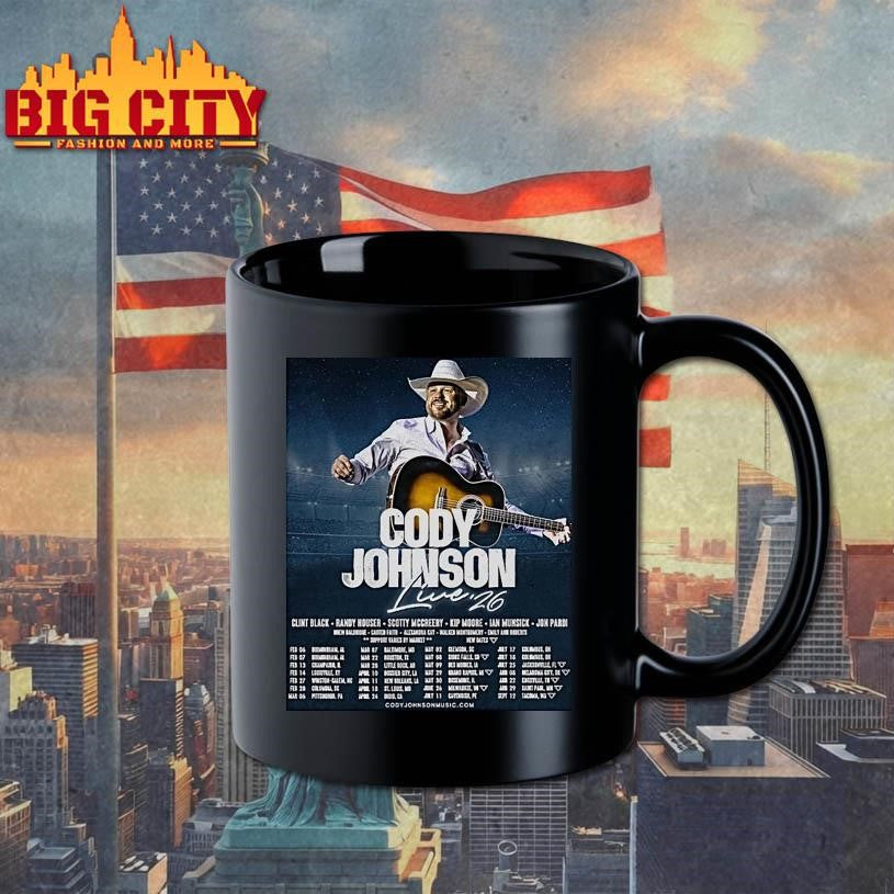Cody Johnson Live 26 Tour February 6 To September 12 Shirt