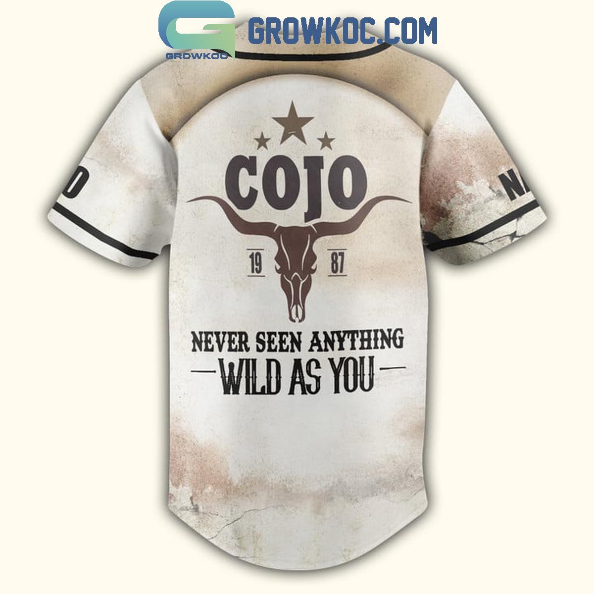 Cody Johnson Never Seen Anything Wild As You Personalized Baseball Jersey