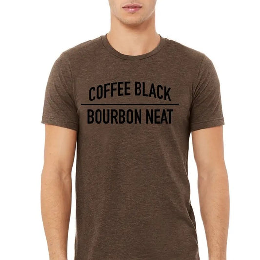 Coffee Black Bourbon Neat Men's T Shirt Soft Men's T Shirt Hoodie, Sweatshirt | WearSparks.com