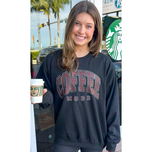 Coffee Mode Graphic Sweatshirt T-Shirts, Hoodie | WearSparks.com