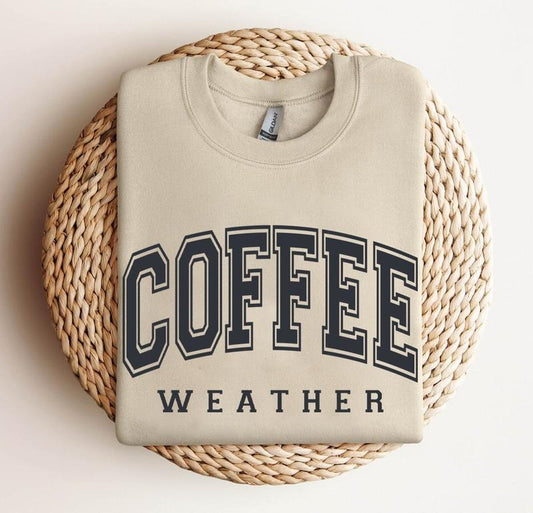 Coffee Weather Sweatshirt Menswear Hoodie Sweaters Tops T-Shirts | WearSparks.com