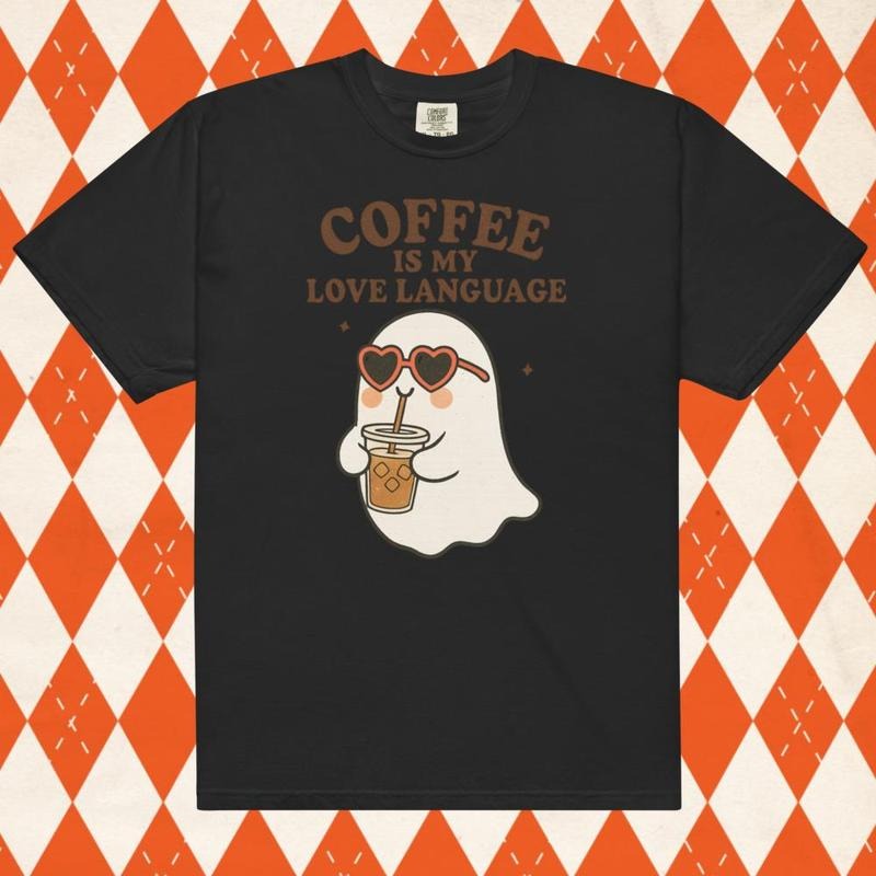 Coffee is my Love Language Ghost Shirt