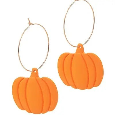 Color Coated Pumpkin Hoop Earrings T-Shirts, Hoodie, Sweatshirt | WearSparks.com