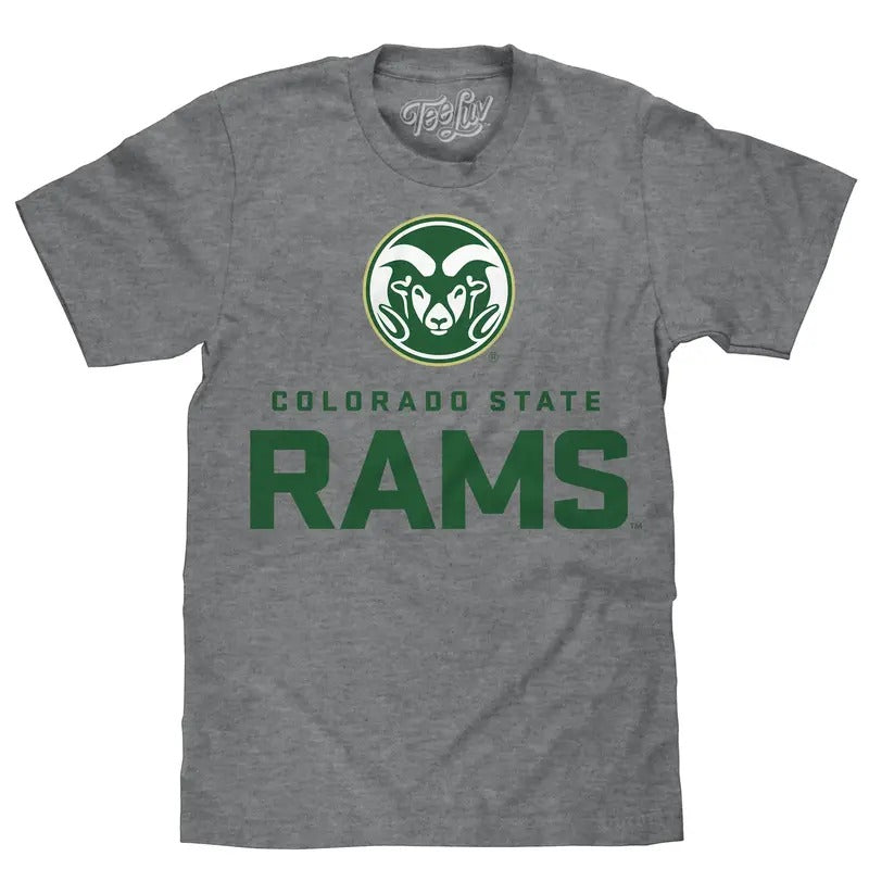 Colorado State University Rams T-Shirt - Gray Hoodie, Sweatshirt | WearSparks.com