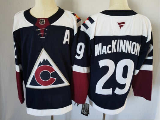 Colorado Avalanche #29 Nathan MacKinnon Team Style 1