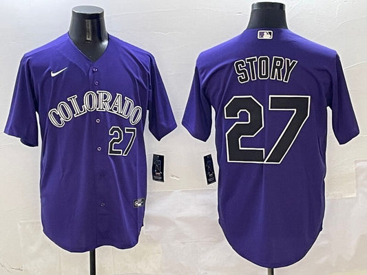 Colorado Rockies #27 Trevor Story Adult Style 1