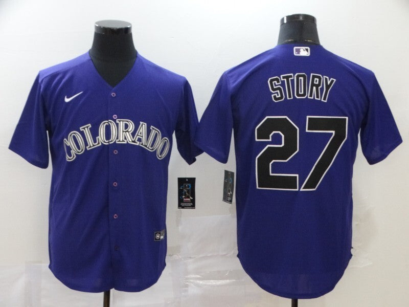 Colorado Rockies #27 Trevor Story Fan Edition Style 2
