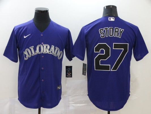 Colorado Rockies #27 Trevor Story Fan Edition Style 2