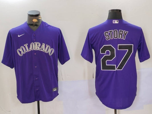 Colorado Rockies #27 Trevor Story Fan Edition Style 5