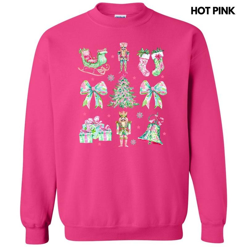 Colorful Christmas Collage Sweatshirt 'NLB T-Shirts, Hoodie | WearSparks.com