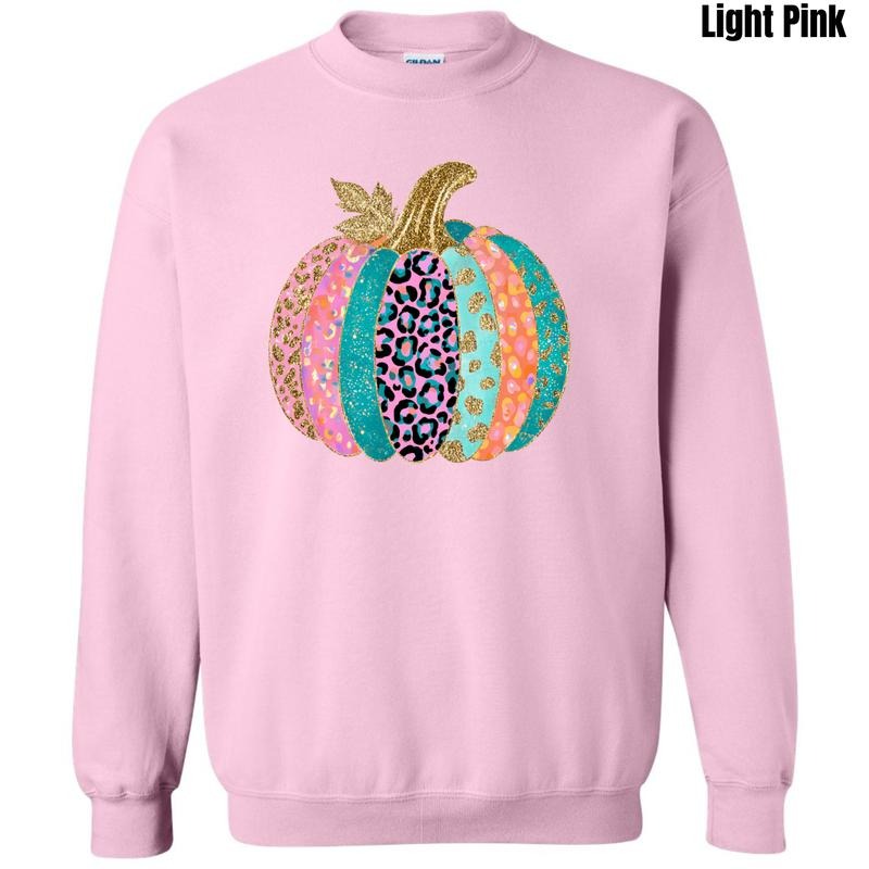 Colorful Pattern Pumpkin Sweatshirt 'NLB' T-Shirts, Hoodie | WearSparks.com
