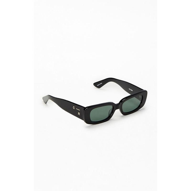 Colour Range Women's Black Y2K Skinny Square Sunglasses T-Shirts, Hoodie, Sweatshirt | WearSparks.com