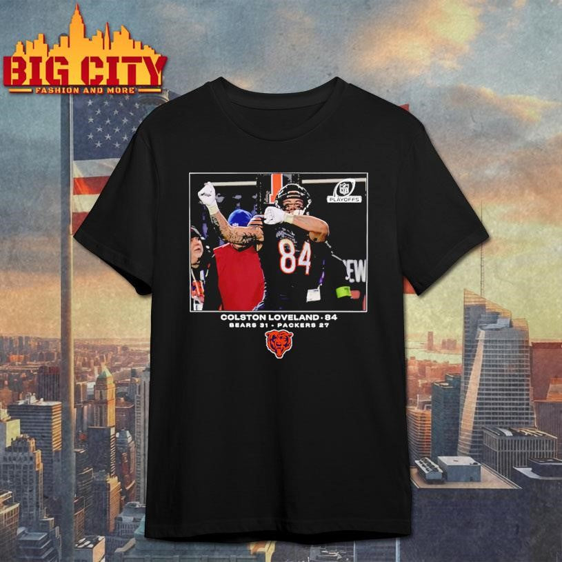 Colston Loveland 84 Flash Features Wild Card Big and Tall Shirt