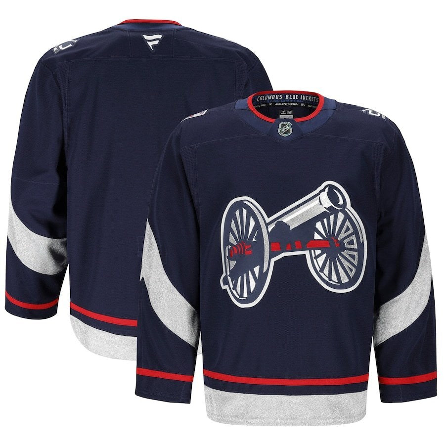 Columbus Blue Jackets 2025 NHL Stadium Series Authentic Pro Jersey - Navy