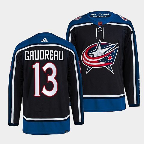 Columbus Blue Jackets #13 johnny-gaudreau-navy-2022reverse-retro-2.0-authentic-primegreen-jersey