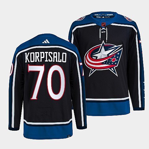 Columbus Blue Jackets #70 joonas-korpisalo-navy-2022reverse-retro-2.0-authentic-primegreen-jersey
