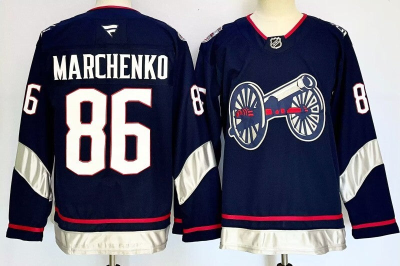 Columbus Blue Jackets #86 Kirill Marchenko