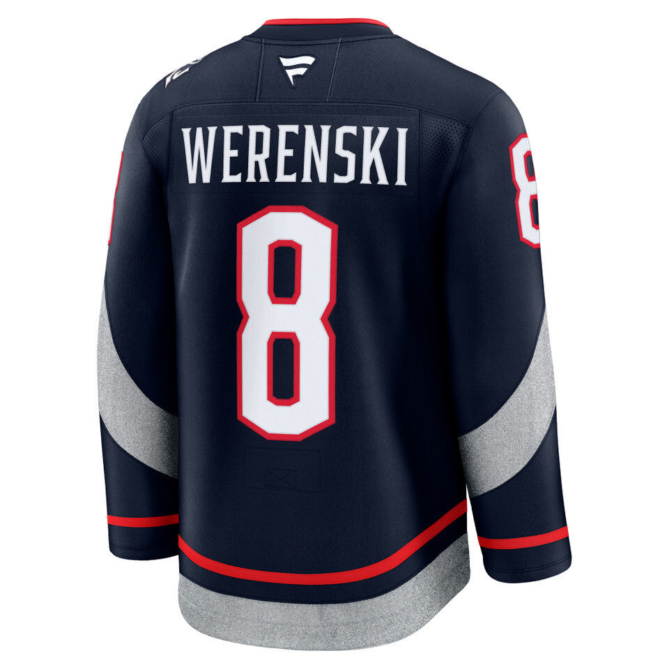 Columbus Blue Jackets #8 Zach Werenski 2025 Stadium Series Style 1