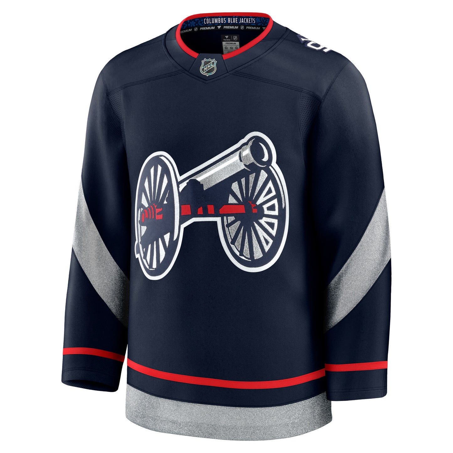 Columbus Blue Jackets #91 Kent Johnson 2025 Stadium Series Style 1