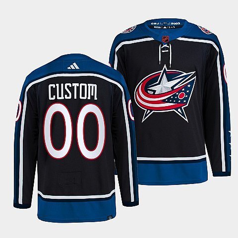 Columbus Blue Jackets #custom-navy-2022reverse-retro-2.0-authentic-primegreen-jersey