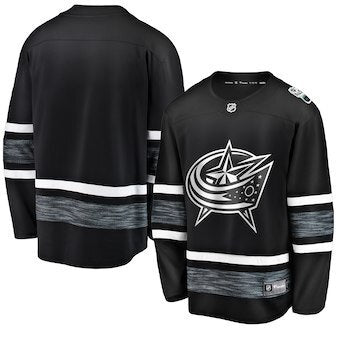 Columbus Blue Jackets blank black