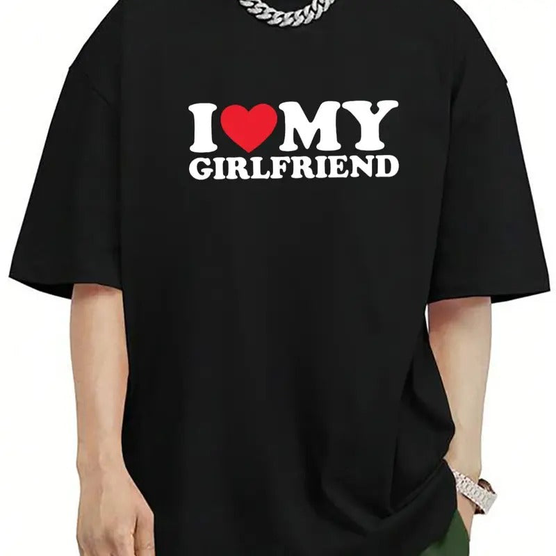 Comfort Basic Men's Letter Graphic Round Neck Tee, Regular Fit Casual Short Sleeve Crewneck T-shirt for Summer Top...