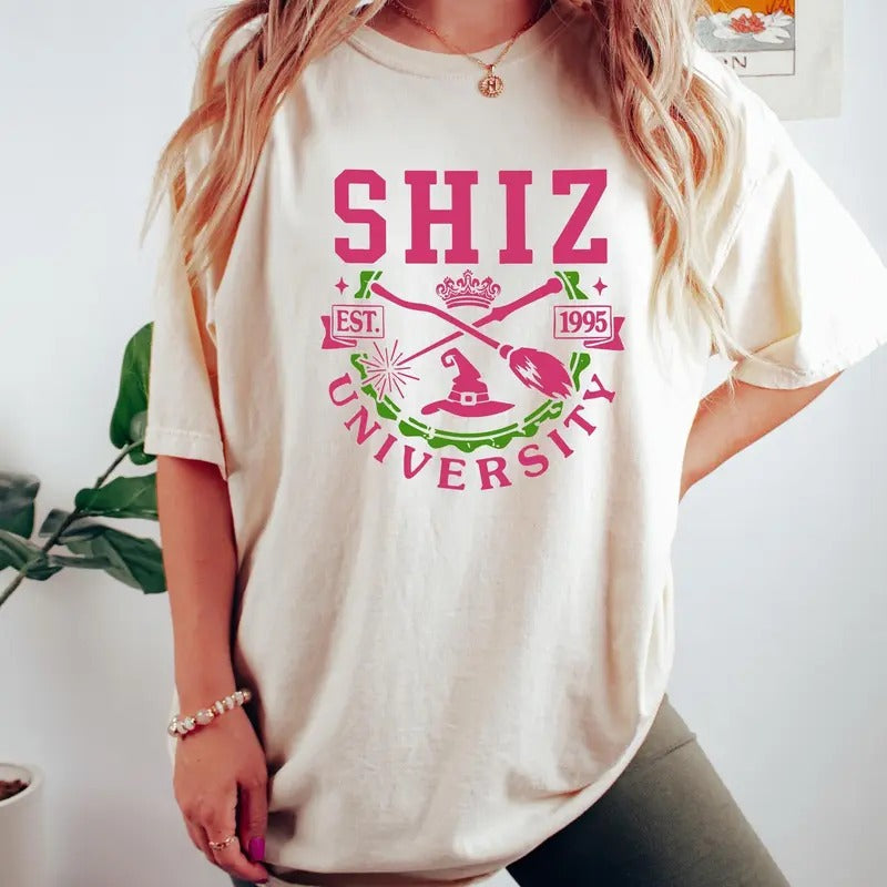 Comfort Color Shiz University Shirt, Movie Lover Gift, Shiz T-Shirt, Movie Lover Shirt, Musical Movie T-Shirt Hoodie,...