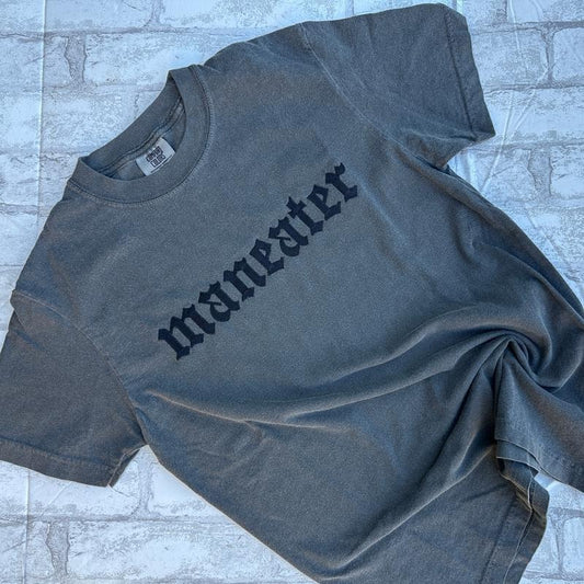 Comfort Colors - Maneater Embroidered T-shirt Hoodie, Sweatshirt | WearSparks.com