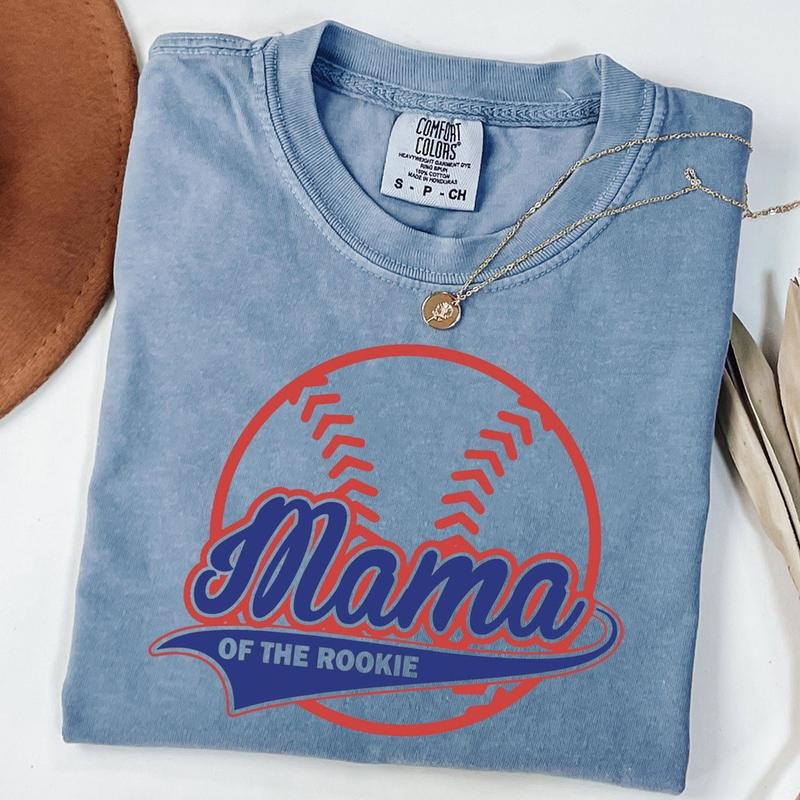 Comfort Colors Baseball Mama Shirt, Rookie of the Year Shirt, Baseball Mom Shirt, Game Day T-Shirt, Unisex T-Shirt...