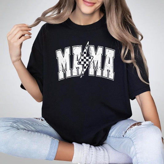 Comfort Colors Checkered Mama Shirt, Mom Retro Shirt, Mothers Day Shirt, Gift For Mama, Retro Mama Shirt, New Mom Gift,...