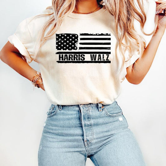 Comfort Colors Harris Walz Shirt, President Kamala Harris 2024, Tim Walz Shirt, Democrat Gift, Kamala Rally Shirt,...