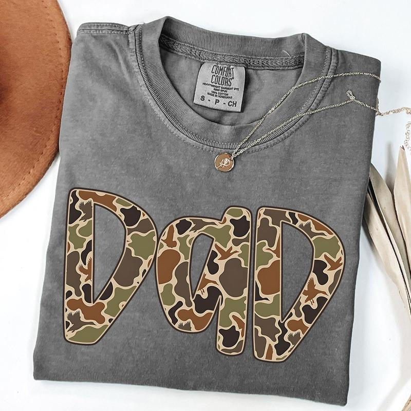 Comfort Colors Hunter Dad Shirt, Best Buckin Dad Ever Shirt, Dog Mom Shirt, Father's Day Gift, Unisex T-Shirt Hoodie,...