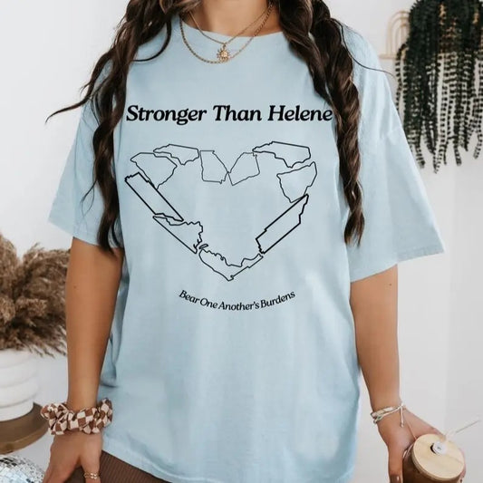 Comfort Colors Hurricane Helene Shirt, Disaster Relief Shirt, Hurricane Relief Western NC Florida Strong Helene 2024 Tee...