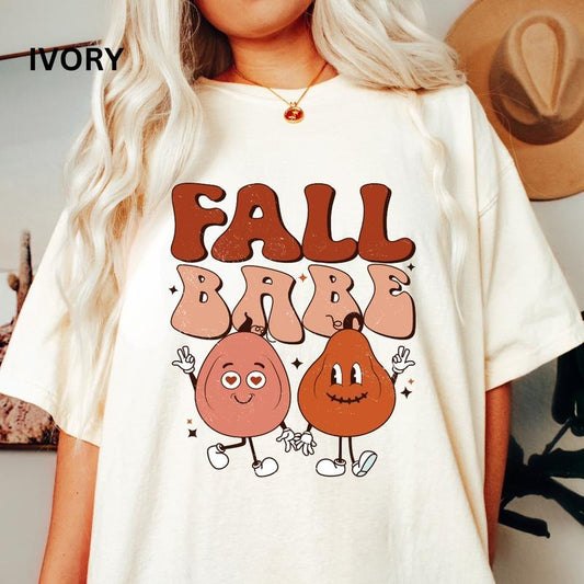 Comfort Colors Shirt, Fall Babe #2 Shirt, Comfort Colors Fall Shirt, Halloween Graphic Shirt,Casual Shirt Unisex,...