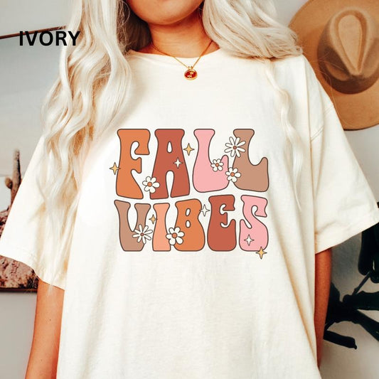 Comfort Colors Shirt, Fall Vibes #2 Shirt, Comfort Colors Fall Shirt, Halloween Graphic Shirt,Casual Shirt Unisex,...