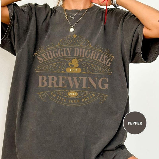 Comfort Colors Snuggly Duckling Shirt, Vintage Cartoon Tee, Snuggly Duckling, Brewing Tangled, Inspired T-shirt, Tangled...