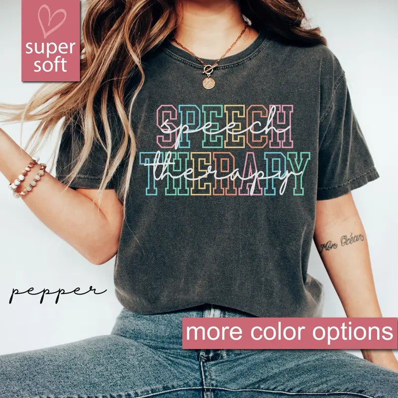 Comfort Colors Speech Therapy Shirt, Speech Therapist Shirt, It's A Good Day For Speech Therapy Shirt, Gift For...