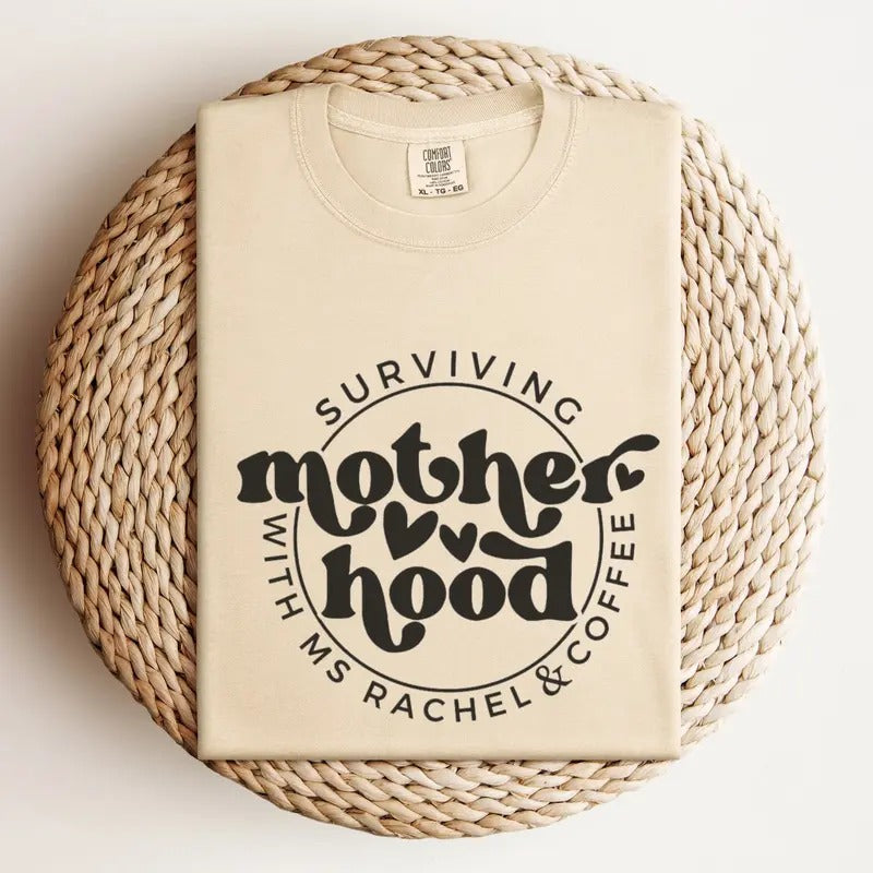 Comfort Colors Surviving Motherhood In My Miss Rachel Era New Mom Shirtmom To Be Shirt Funny Mom Shirt Miss Rachelmom...
