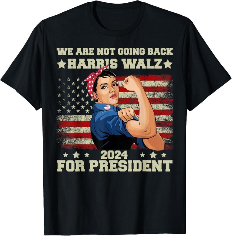 Comfort Colors Womens Harris Walz Waltz 2024 We are Not Going Back T-Shirt Hoodie, Sweatshirt | WearSparks.com