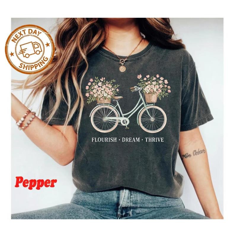 Comfort color Subtle Anti Trum Flourish Dream Thrive Shirt, FDT T-shirt, Political Activist Gift, Inspirational &...