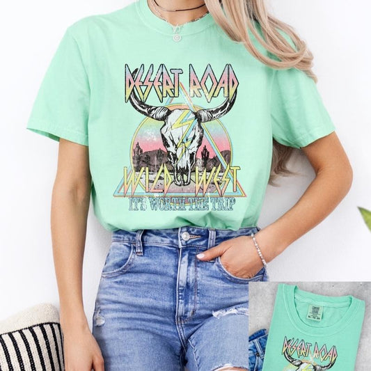 Comfort colors Desert Road short sleeve cotton casual graphic tshirt Hoodie, Sweatshirt | WearSparks.com
