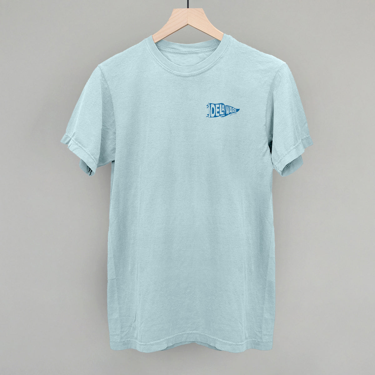Delaware Pennant Flag (Left Chest) T-Shirts, Hoodie, Sweatshirt | WearSparks.com (Image 1)
