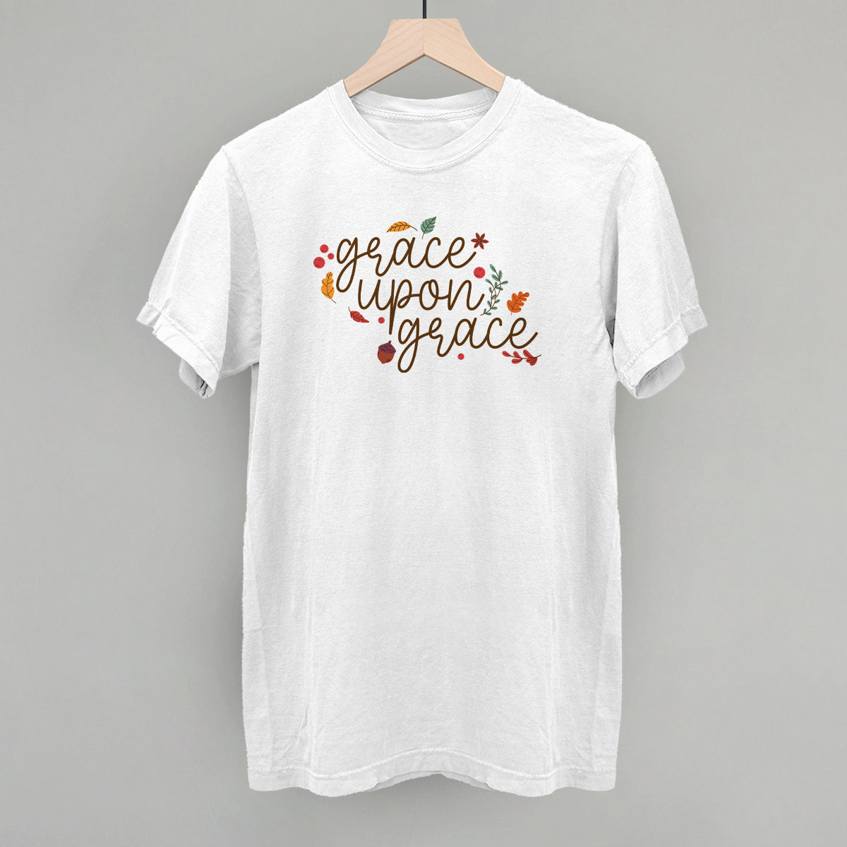 Grace Upon Grace Leaves T-Shirts, Hoodie, Sweatshirt | WearSparks.com (Image 5)