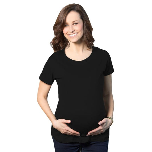 Comfortable Womens Maternity Shirts Blank Pregnancy Shirts Plain Fitted Tees Funny Graphic Maternity Tee Cute Pregnancy...