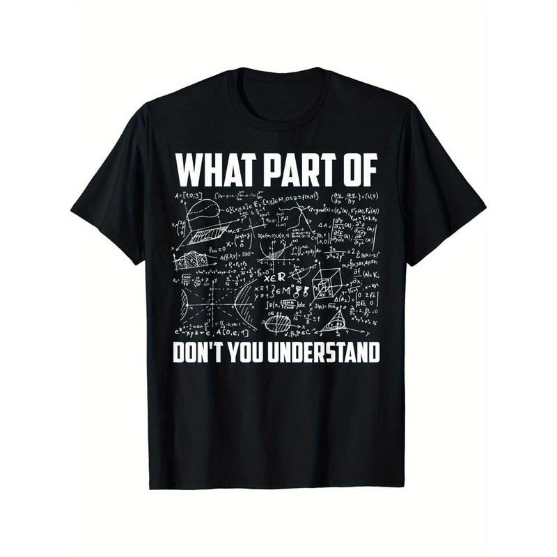 Comfy Graphic Tee - Breathable, Soft, Round Neck, Short Sleeve, Fashion Print Top for Spring Summer Holiday Leisure Vacation