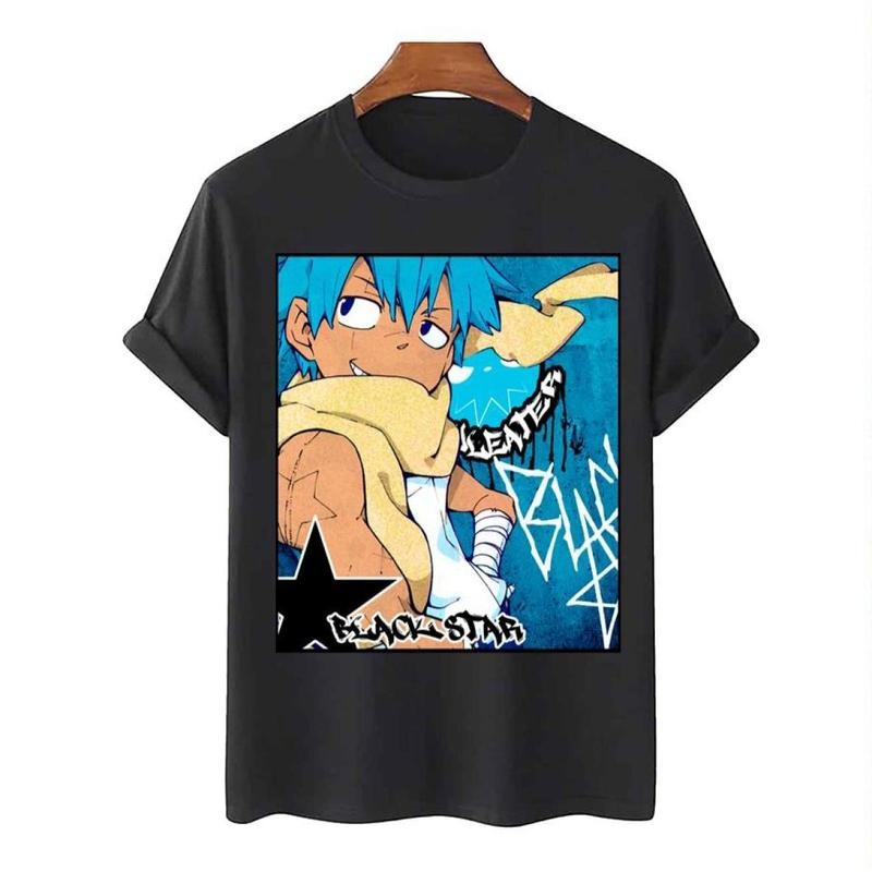 Comic Art Soul Eater Blackstar Graffiti Unisex Shirt, Ready to Go, No Effort Needed, Clean Lines, Minimalist Look Hoodie,...