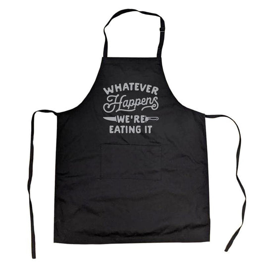 Cookout Apron Whatever Happens Were Eating It Grilling Baking Kitchen Chef Gift Funny Aprons Funny Food Cover Novelty...