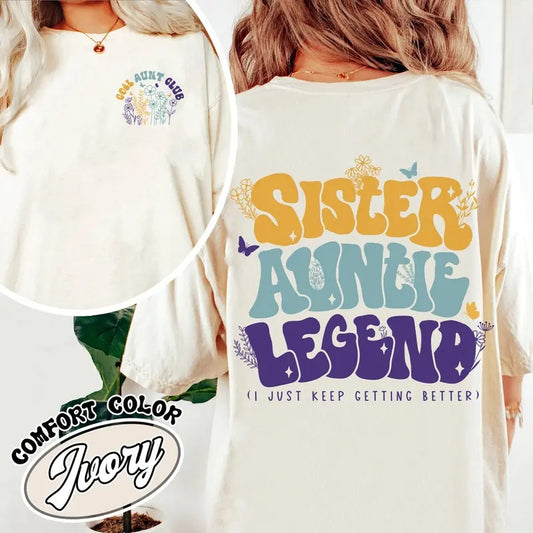 Cool Aunt Club Comfort Color Shirt, Cool Aunts Club,Cool Sister Club Shirt, Cool Sisters Club, Cool Big Sister Club...