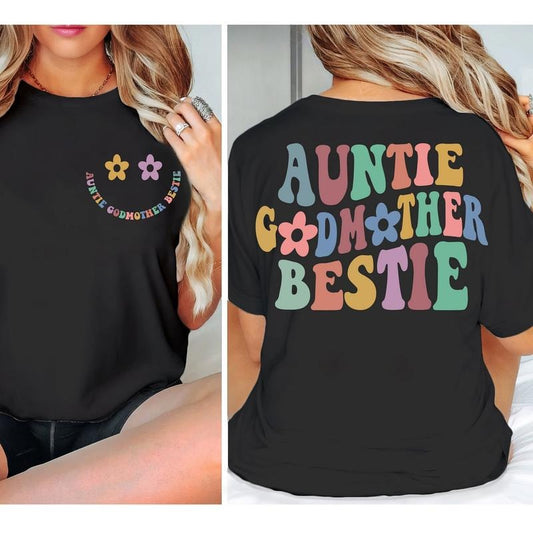 Cool Aunts Bestie Shirt, Aunt Birthday Gift, Auntie Shirt, Aunt Gift, Sister Gifts, Godmother Gifts, Aunt God Mother Gift...