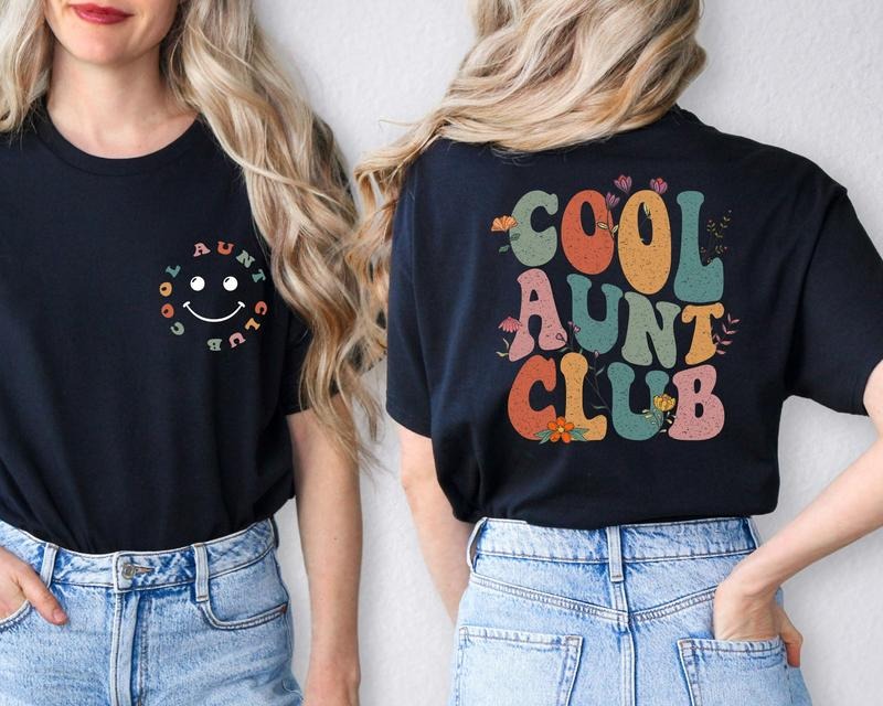 Cool Aunts Club Shirt Cool Auntie Shirt Gift For Auntie Aunt Birthday Gift Sister Gift From Sister Sisters Shirts Aunt...